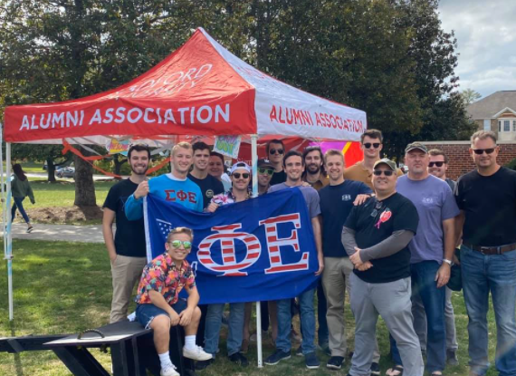 RU SigEp Brothers by the Wayside